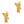 Load image into Gallery viewer, DQ Charm Astronaut Gold