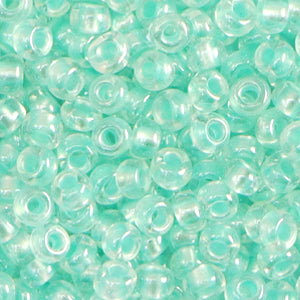 4mm Rocailles Preciosa Mermaid Green - 5 gram