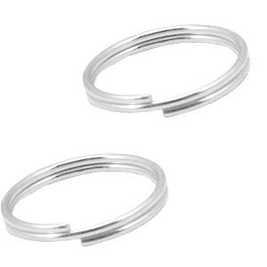 Split Ring 12mm (DQ) Antique Silver