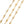 Laad afbeelding in galerie, Jasseron (stainless steel) Sterren 10x4.5mm Goud (per 20cm)