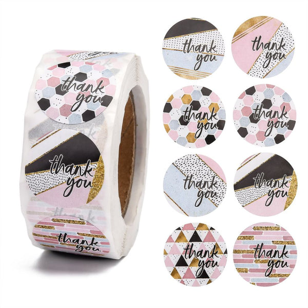 Sticker Rol Thank You-Graphic - 500 stuks