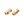 Laad afbeelding in galerie, Metalen Kraal (stainless steel) Message Bead Happiness Goud - 1 stuk