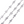 Laad afbeelding in galerie, Jasseron (stainless steel) Sterren 10x4.5mm Zilver (per 20cm)