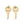 Load image into Gallery viewer, DQ Charm Key Gold
