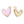 Load image into Gallery viewer, BQ Charm Heart Pink Gold