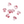 Load image into Gallery viewer, Glass Bead Mushroom Transparent Ruby
