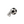 Laad afbeelding in galerie, Bedel Voetbal Stainless Steel 18mm Zilver - 1 stuk