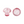 Load image into Gallery viewer, Glass Bead Mushroom Transparent Ruby