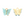 Load image into Gallery viewer, Charm Butterfly Light Blue Glitter Gold