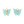 Load image into Gallery viewer, Charm Butterfly Light Blue Glitter Gold