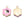 Laad afbeelding in galerie, BQ Bedel Bloem Ying Yang 19.5mm Roze Goud - 1 stuk
