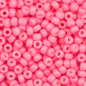 Miyuki Rocailles 8/0 Duracoat opaque carnation pink