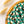 Laad afbeelding in galerie, Glaskraal Paddenstoel Turquoise Blauw - 1 stuk
