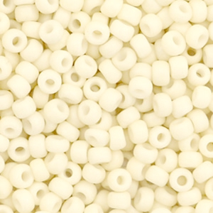 Miyuki Rocailles 8/0 Opaque matte cream - 5 gram