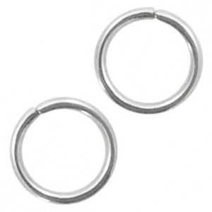 Buigring 4mm (stainless steel) Zilver