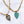 Load image into Gallery viewer, DQ Charm Heart With Eye Black Gold