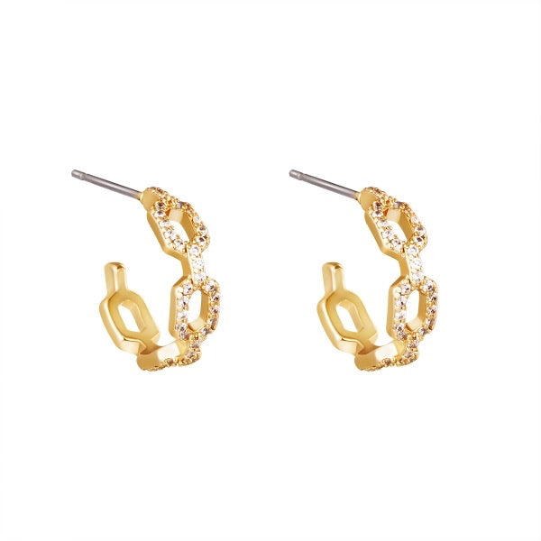 Oorbellen Diamant Schakels