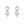 Load image into Gallery viewer, Earrings Hoop Heart Eye