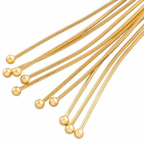 Nietstift Bol 40mm (stainless steel) Goud - 1 stuk