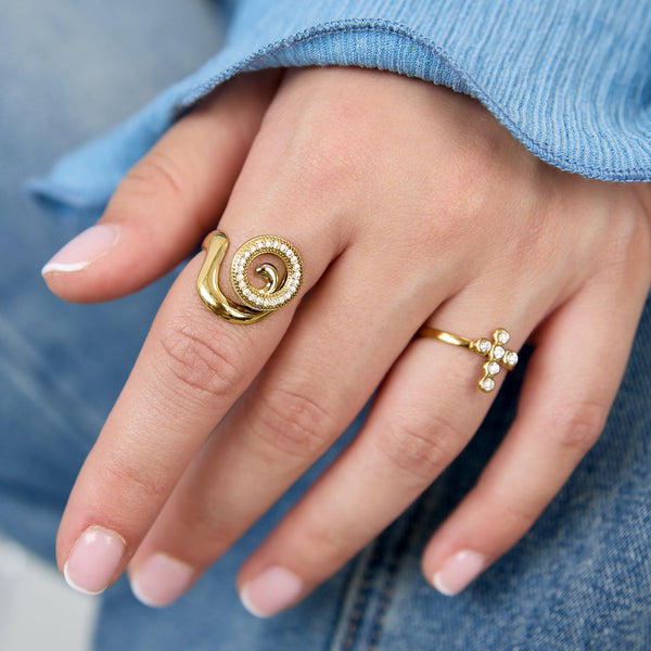 Ring Chunky Spiral