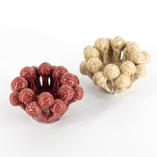 Kaarsen Kandelaar Paddenstoelen Rood