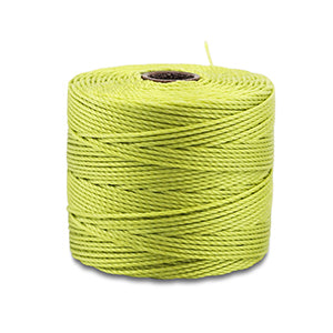 Nylon S-Lon draad 0.5mm Olivijn Groen - per meter