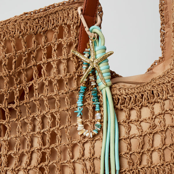 Bag Charm Starfish - Mintgroen