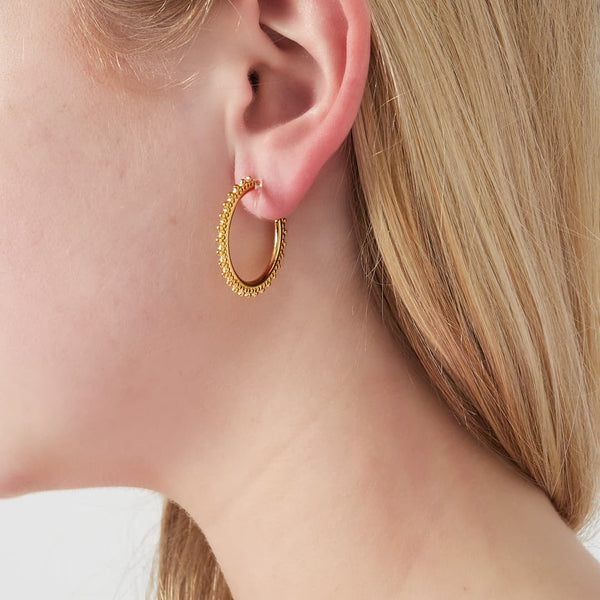 Oorbellen Clip-on Sun Hoop