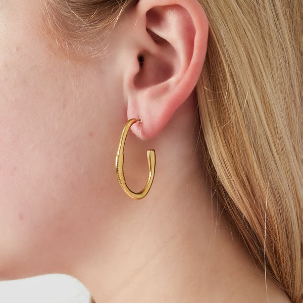Oorbellen Clip-on Endless Hoop