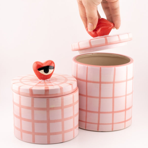 Opberg Potje Hart Met Oog