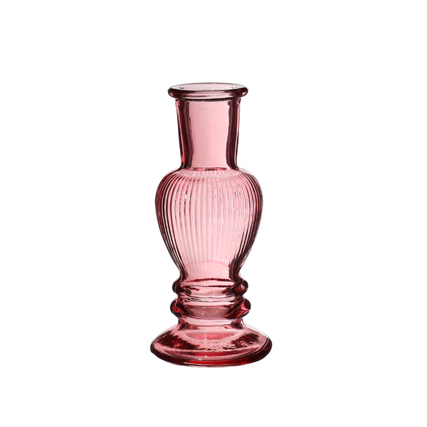 Kaarsen Kandelaar Glas Sierlijk Roze