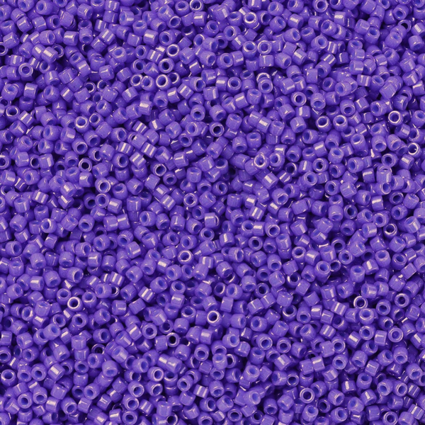 Miyuki Delica 11/0 Dyed Opaque Bright Purple - 3 gram