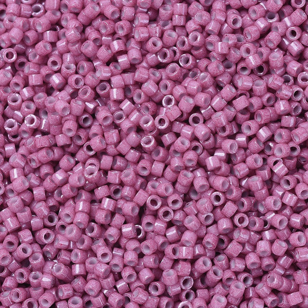 Miyuki Delica 11/0 Dyed Opaque Antique Rose - 3 gram
