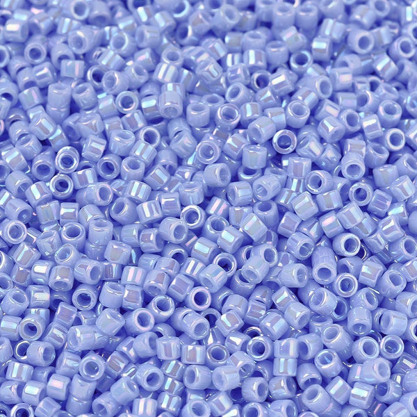 Miyuki Delica 11/0 Opaque Agate Blue AB - 3 gram