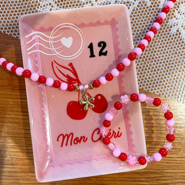 6mm Acryl kralen Shiny Roze - 50 stuks