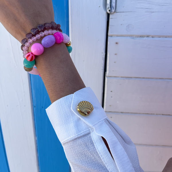 Button Covers Schelp - Set van 2