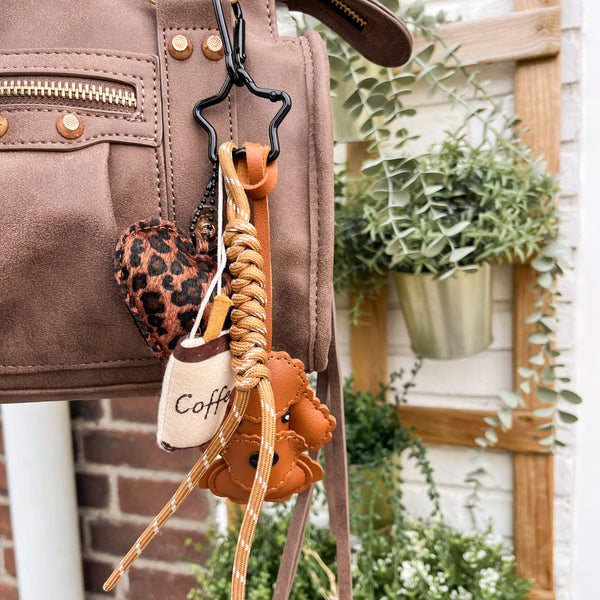 Statement Hanger Hart 5.9cm Luipaard - 1 Stuk