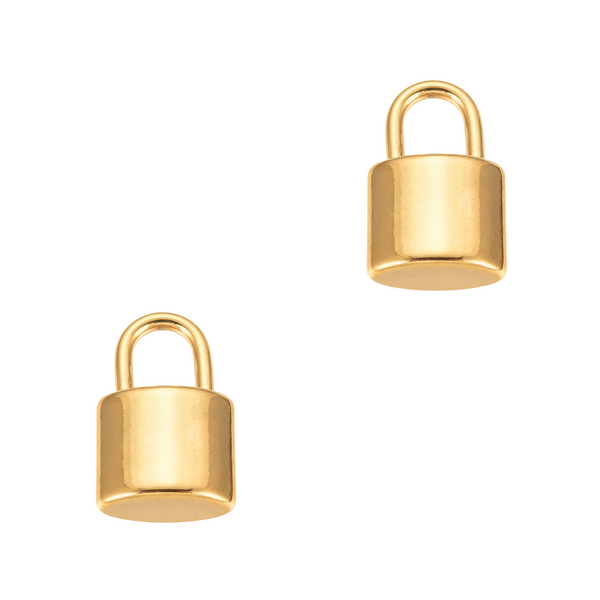 Charm Lock Stainless Steel Gold