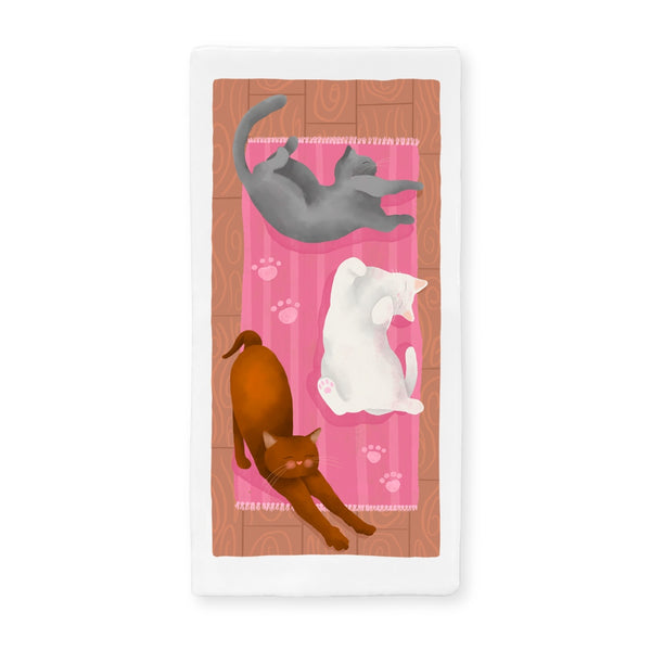 Tegeltje Met Illustratie Bits Of Bliss - Drie Katten
