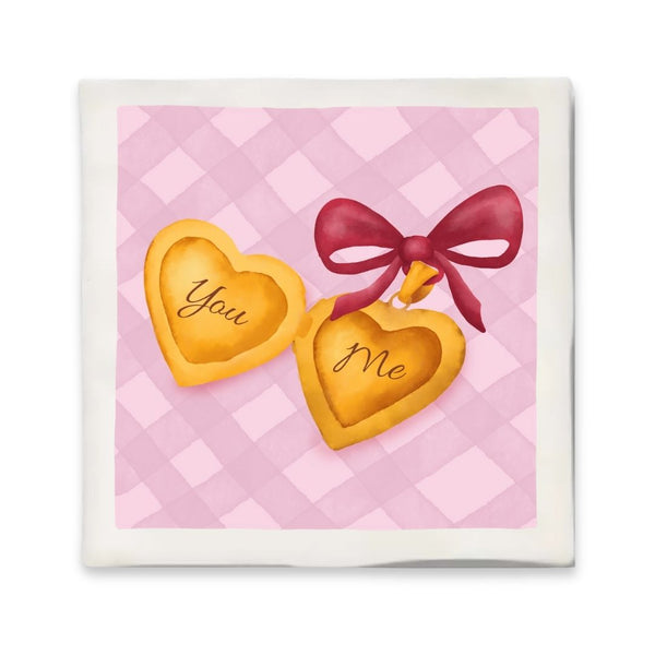 Tegeltje Met Illustratie Bits Of Bliss - Hartje You & Me