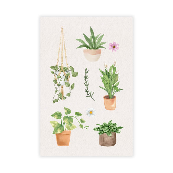 Kaartje Plantjes Illustraties