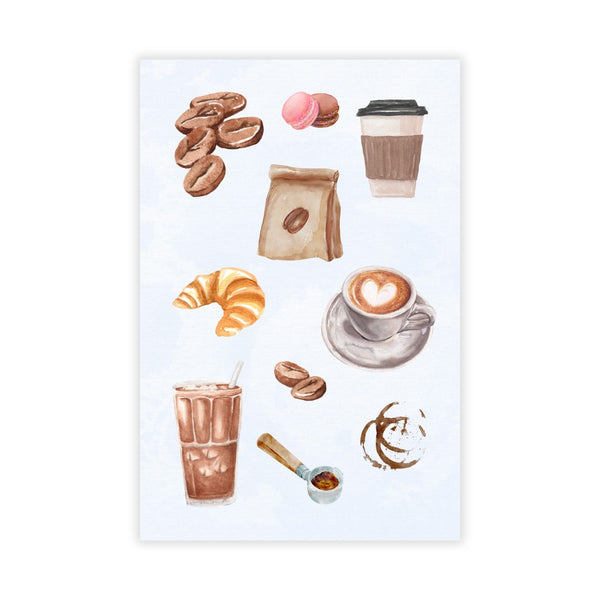 Kaartje Koffie Illustraties