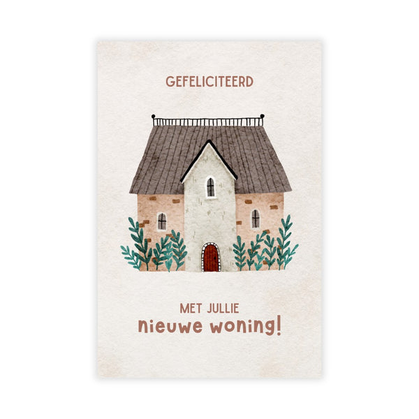 Kaartje Gefeliciteerd Met Jullie Nieuwe Woning