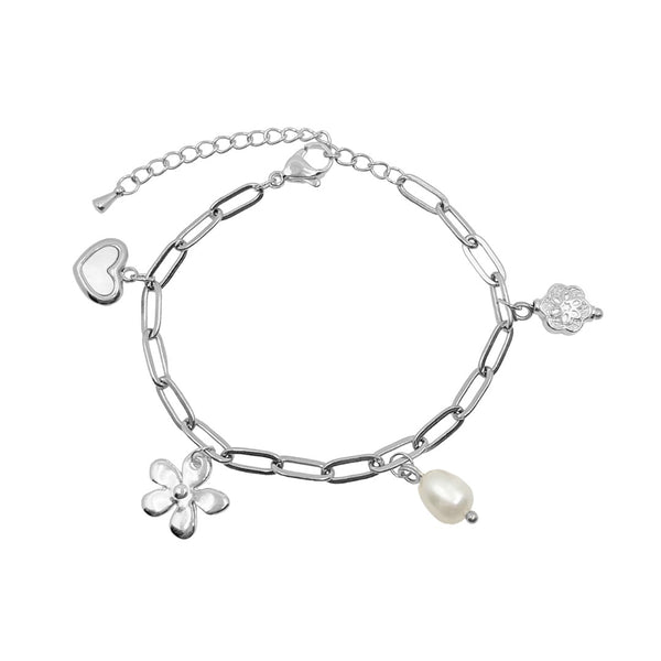 Armband White Charm