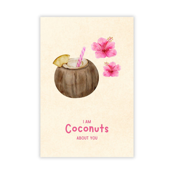 Kaartje I Am Coconuts About You