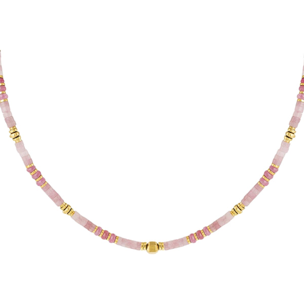 Ketting Pink Gem Beads