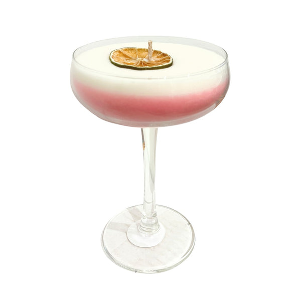 Kaars Cocktail - Pink Lady