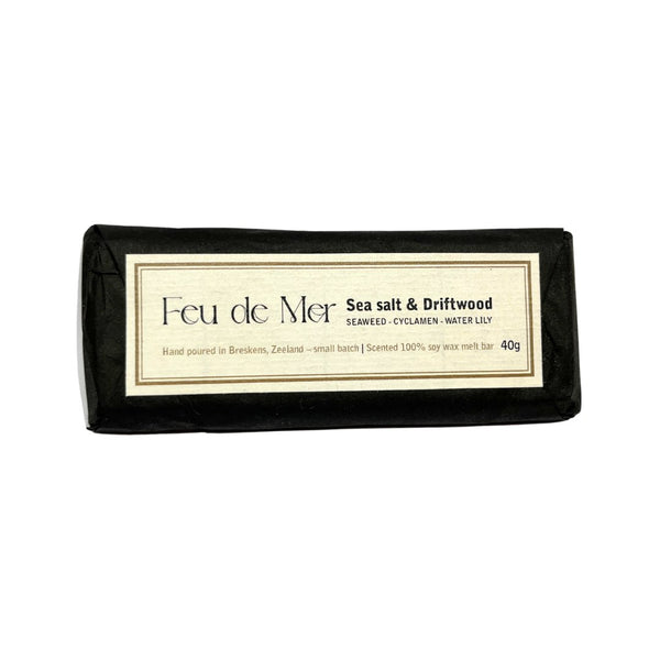 Feu de Mer Wax Melt Bar 40gr - Sea Salt & Driftwood