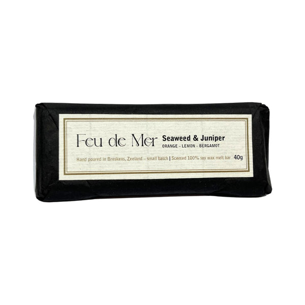 Feu de Mer Wax Melt Bar 40gr - Seaweed & Juniper