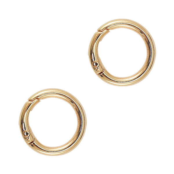 Sleutelhanger Ring Rond 25mm Goud - 1 Stuk